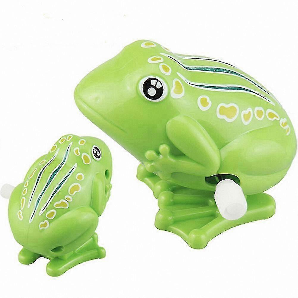 5-Pack Clockwork Frogs Educational Plastic Jumping Animals for Kids