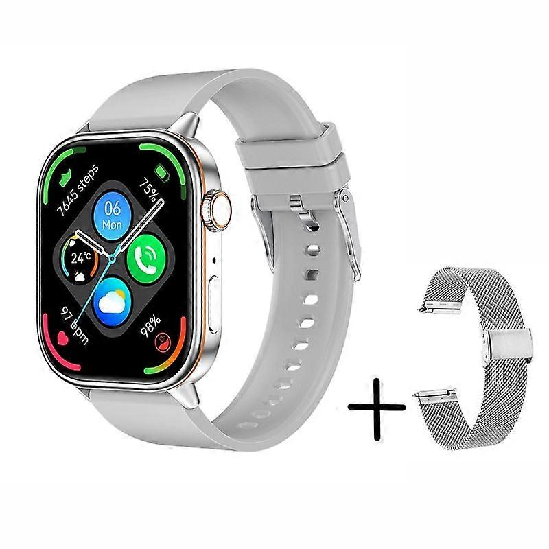 Smartwatch QX17 QXGPS Compass 100+ Contacts Password Lock(Silver)
