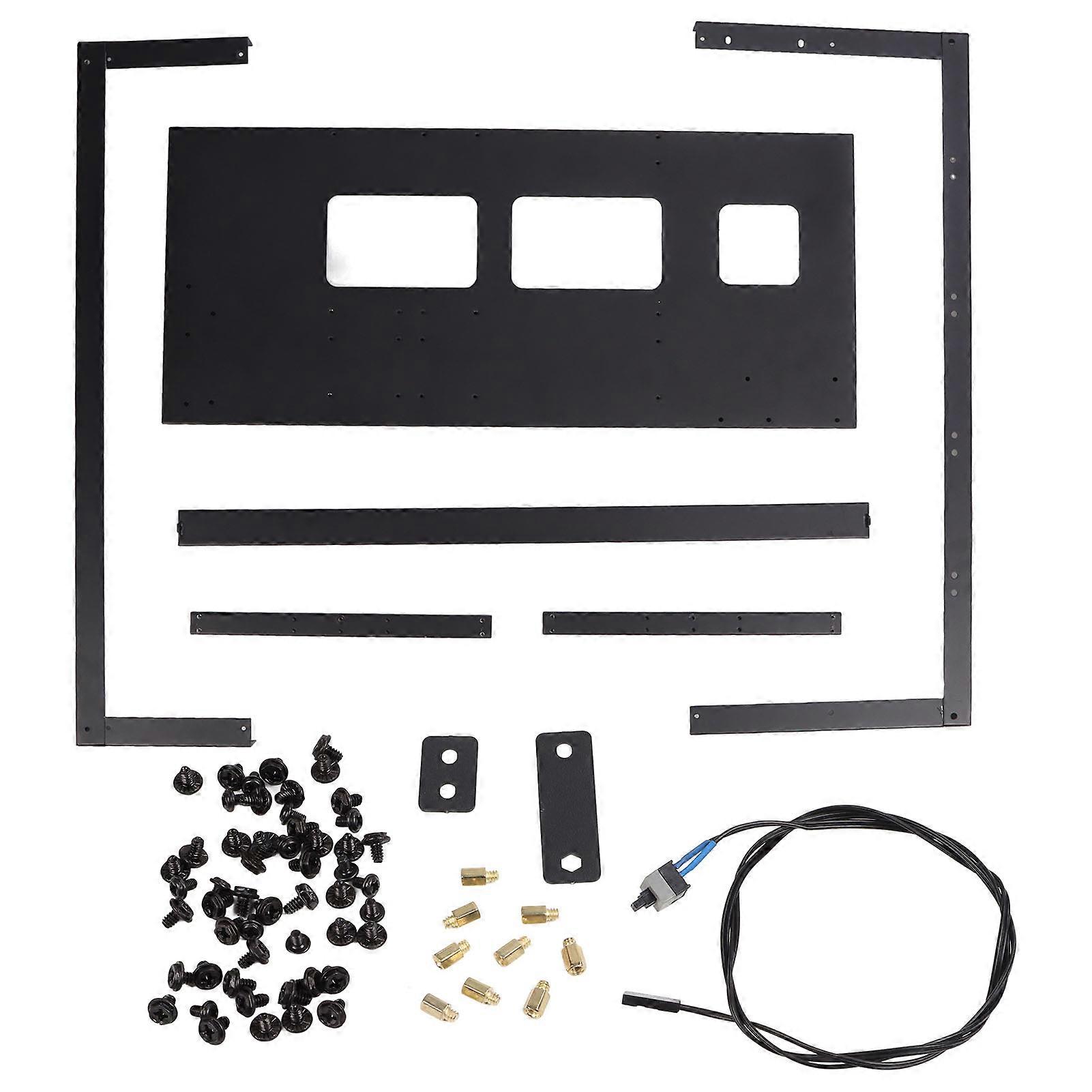 Open Chassis Mining Case 8 GPU Slots Ultra Cold Heat Dissipation Easy Installation