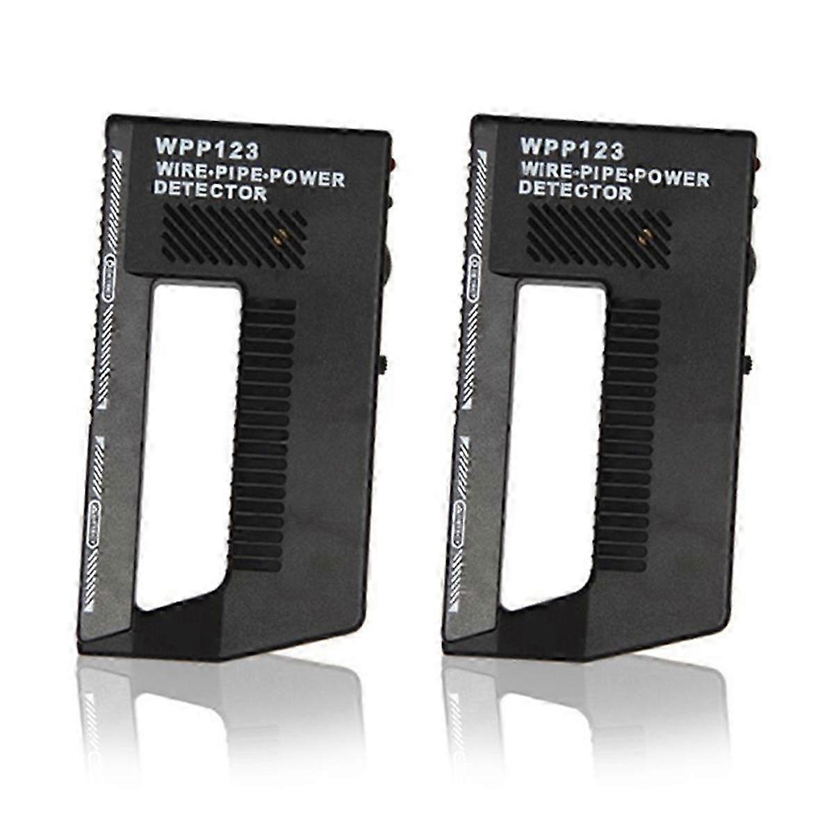 2pcs WPP123 Metal Detector with Wall Scanning Function, Adjustable Alert for Pipe & Wall Stud Detection