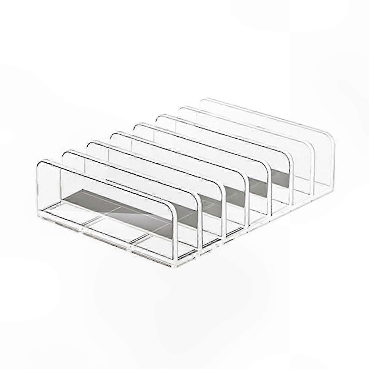 Transparent Acrylic CD/DVD Display Stand with Multi-Disc Storage and Organizer Functionality