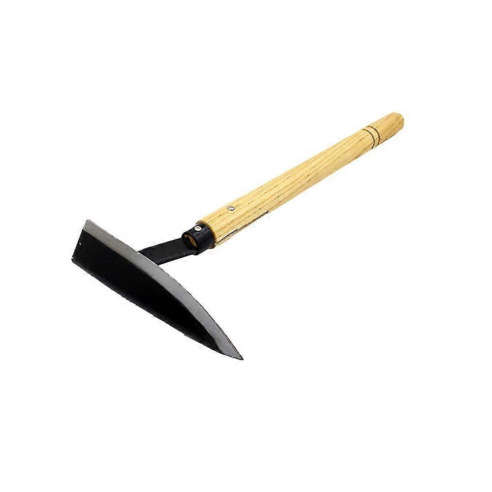 Garden Landscaping Triangle Hoe With Wood Handle