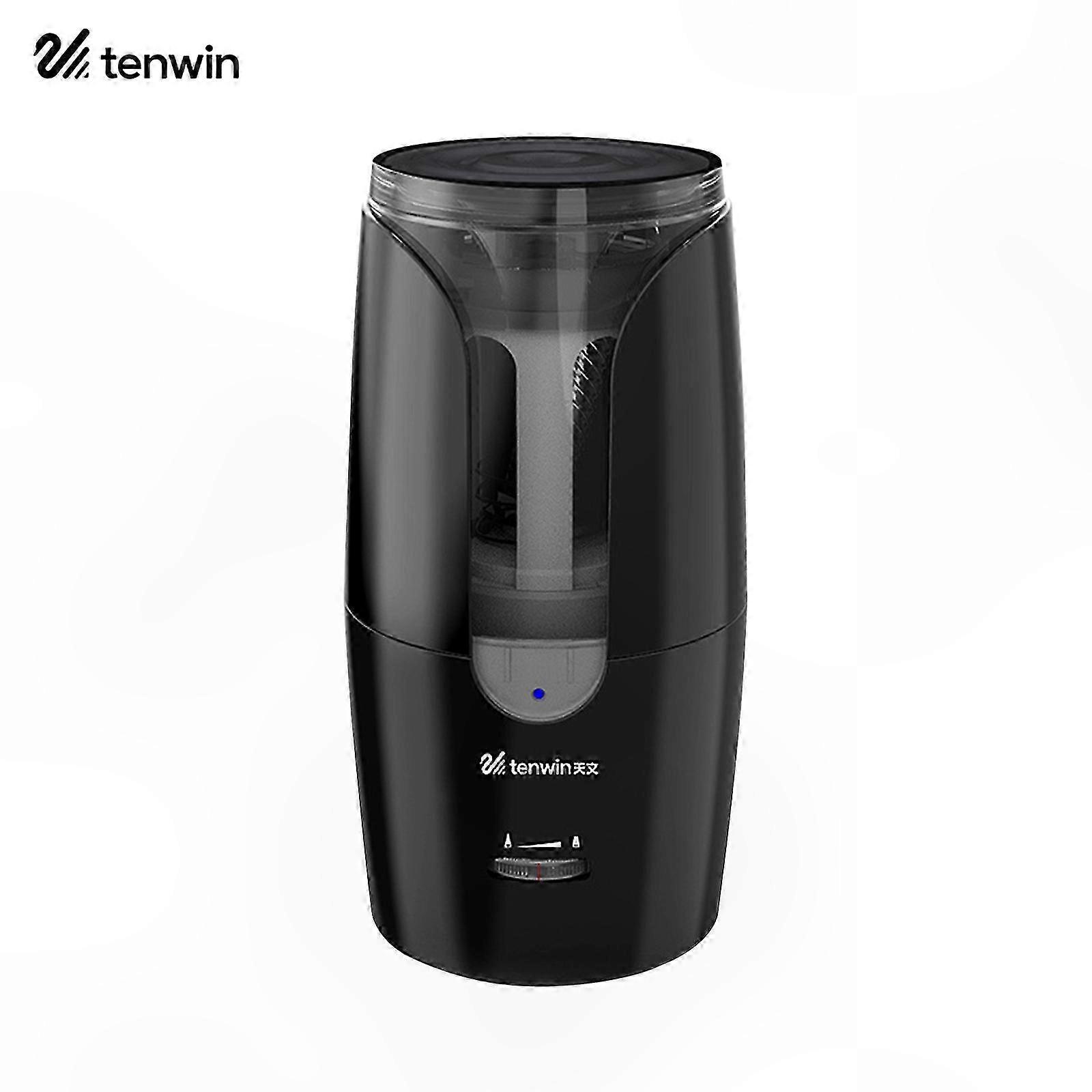Electric Pencil Sharpener with Helical Blade for 6-12mm Pencils, Adjustable Sharpness for Students and Artists