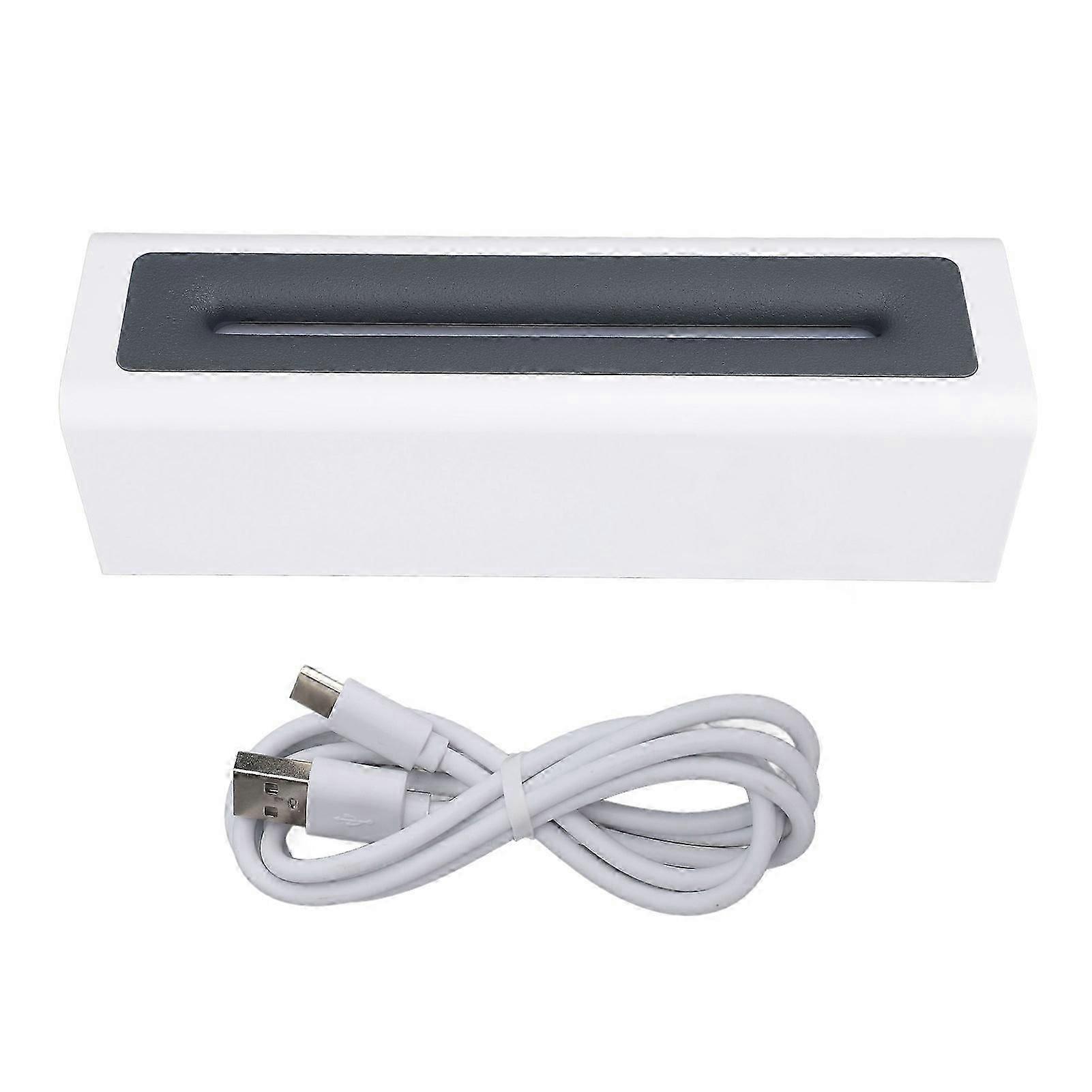 Essential Oil Diffuser 150ml Aromatherapy Humidifier Colorful Flame Light Quiet Operation USB Powered Mist Diffuser White(YMCAT)