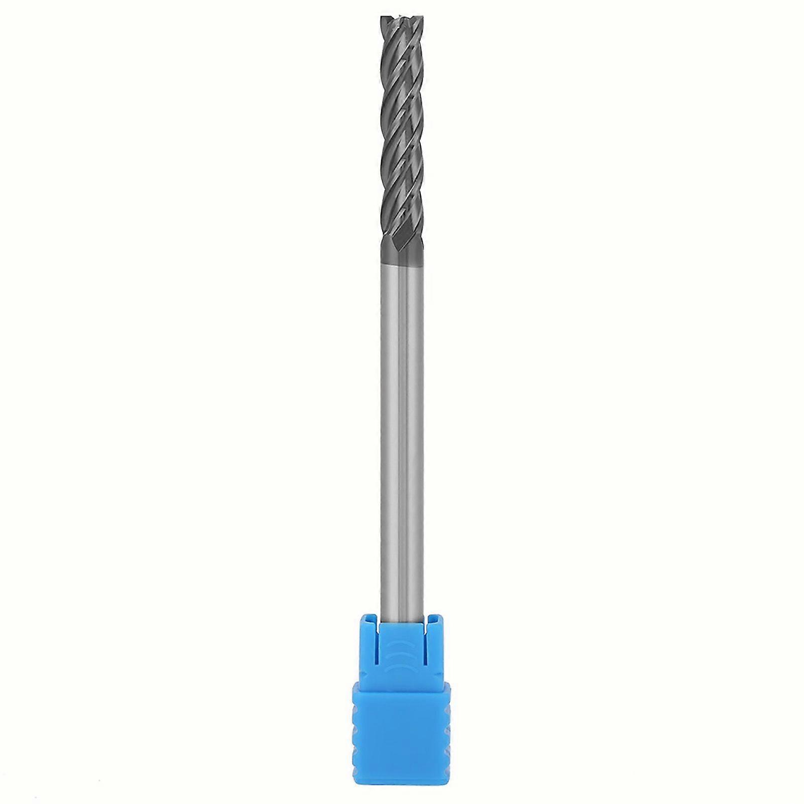 1pc HRC45 Tungsten Carbide 4-Flute End Mill CNC Milling Cutter 6mm Diameter x 100mm Length