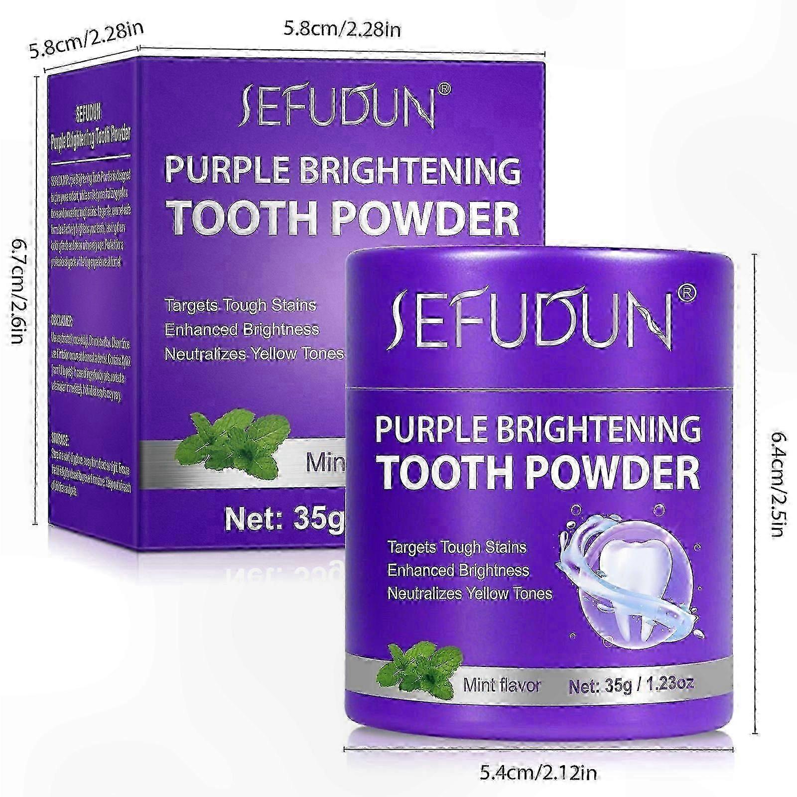 Teeth Whitening Powder, Enamel-Friendly Formula, Eliminates Stains from Beverages and Tobacco, Safely Enhances Smile Brightness