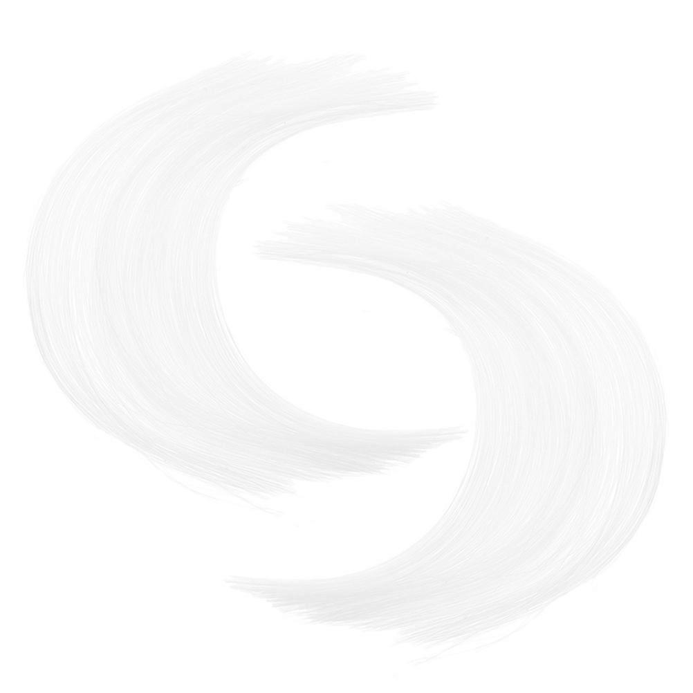 Needle Felting Simulated Cat Whiskers Nylon for DIY Craft 10Packs White