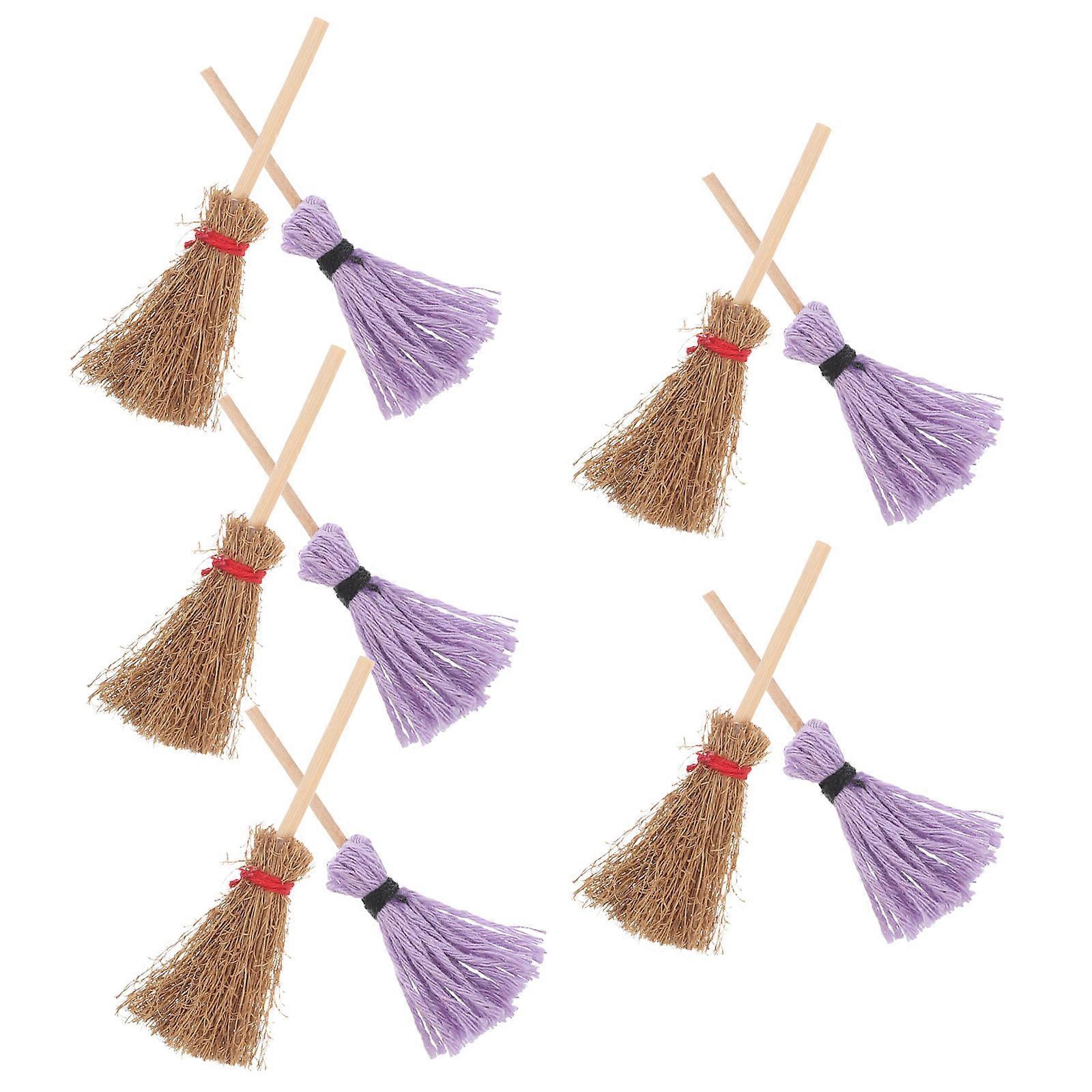 Miniature Dollhouse Cleaning Set with 40Pcs Broom and Mop