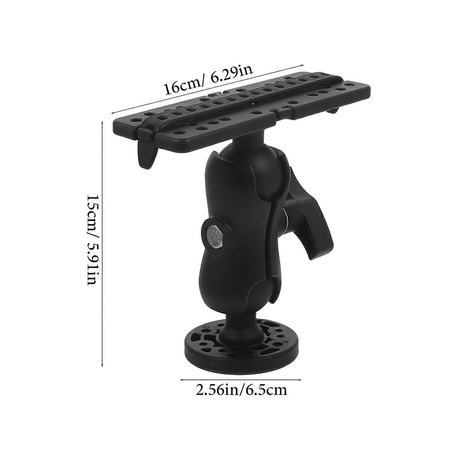 Fish Base Fish Mount Holder Boat Equipment Black Nylon Fish Finding 1Set