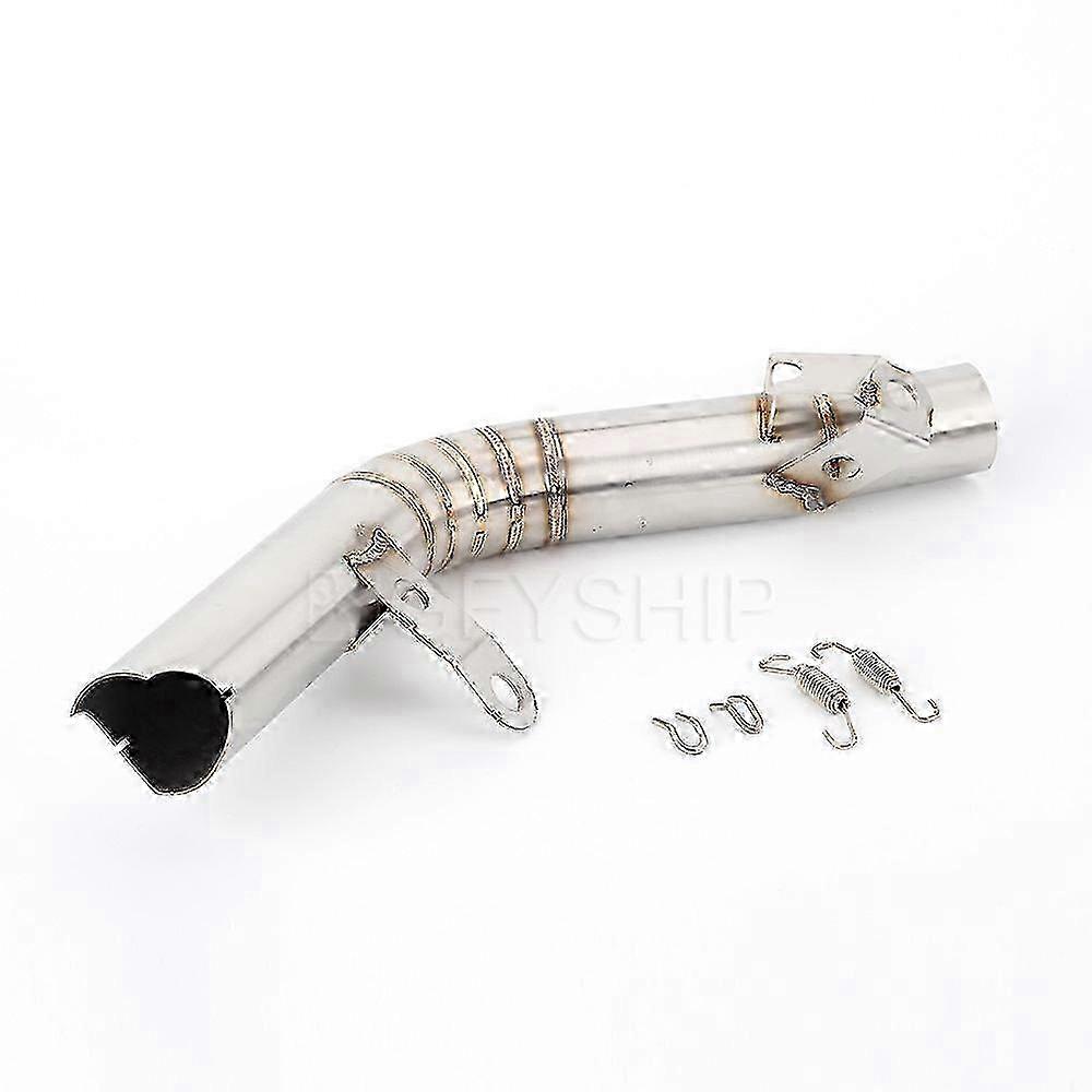 Motorcycle For Suzuki GSXR 750 2011 - 2017 GSXR 600 750 Decat Pipe Slip-on Exhaust Link Pipe And Escape Catalyst Delete Pipe