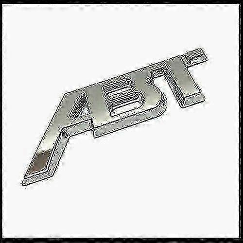 Chrome abt tuning sticker rear boot emblem badge trunk lid