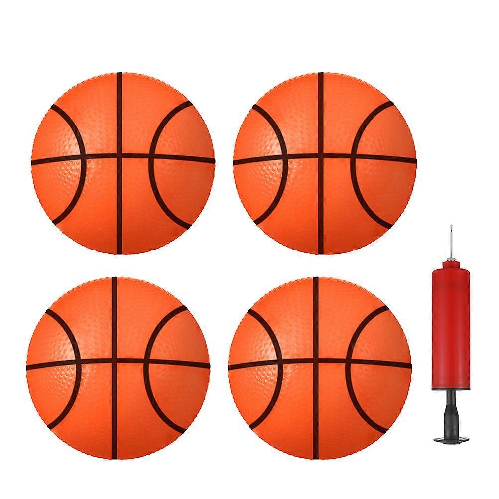 Small Inflating Basketball Toys Inflatable Basketball for Kids 1Set