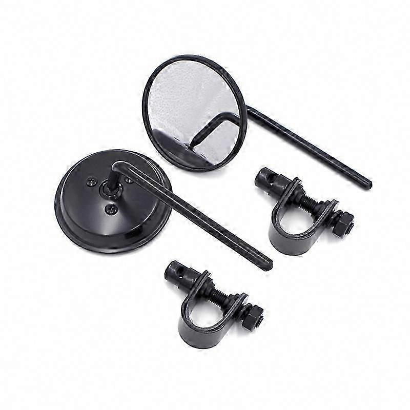 1 Pair Adjustable Motorcycle Handlebar End Rearview Side Mirrors
