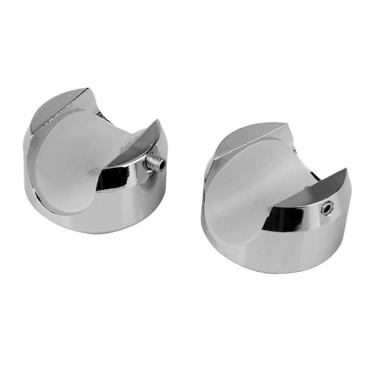 Night Glow Motorcycle Handlebar Clock Temp Thermometer 2Pcs Set