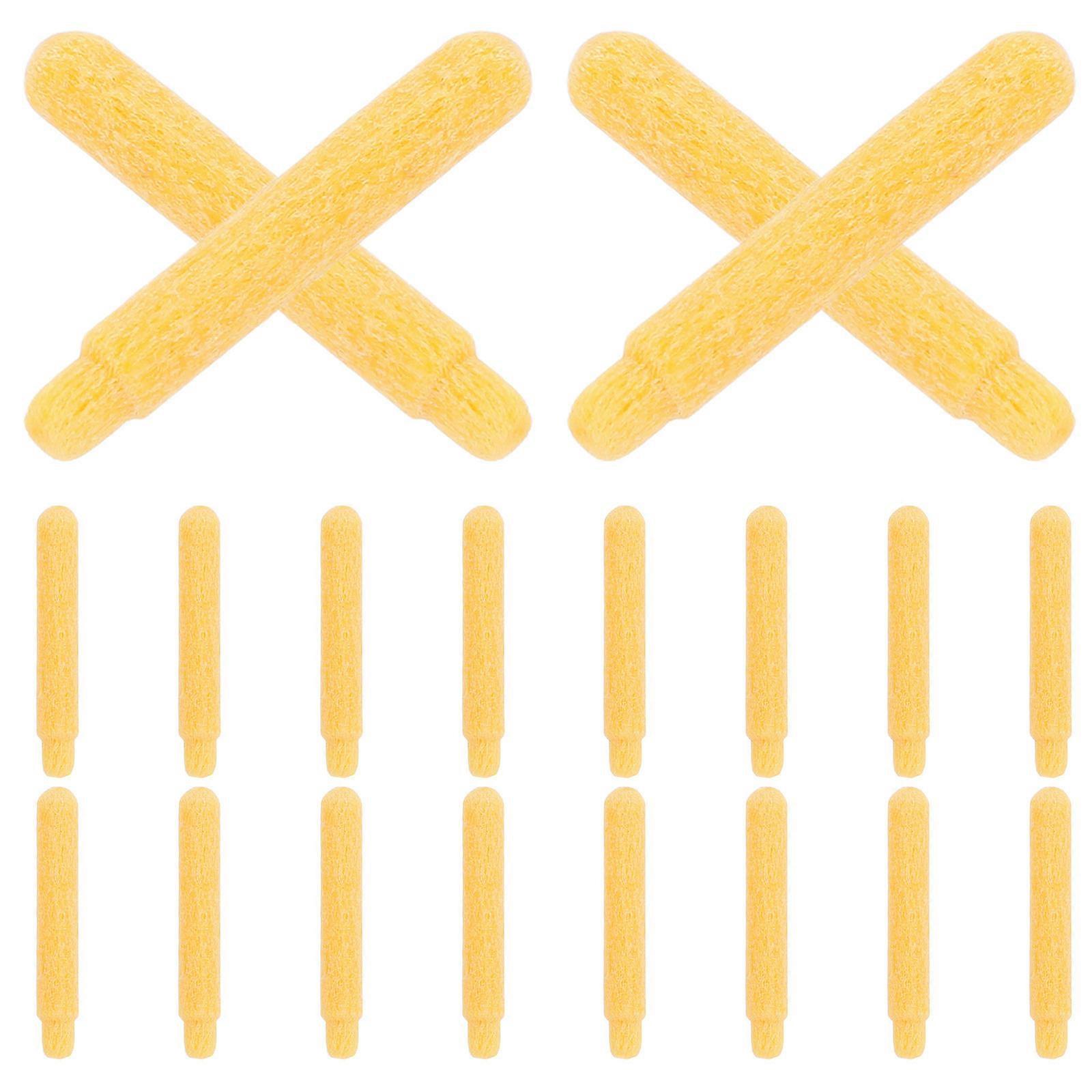 Acrylic Paint Marker Pen Nibs for Replacement 80Pcs Yellow Set
