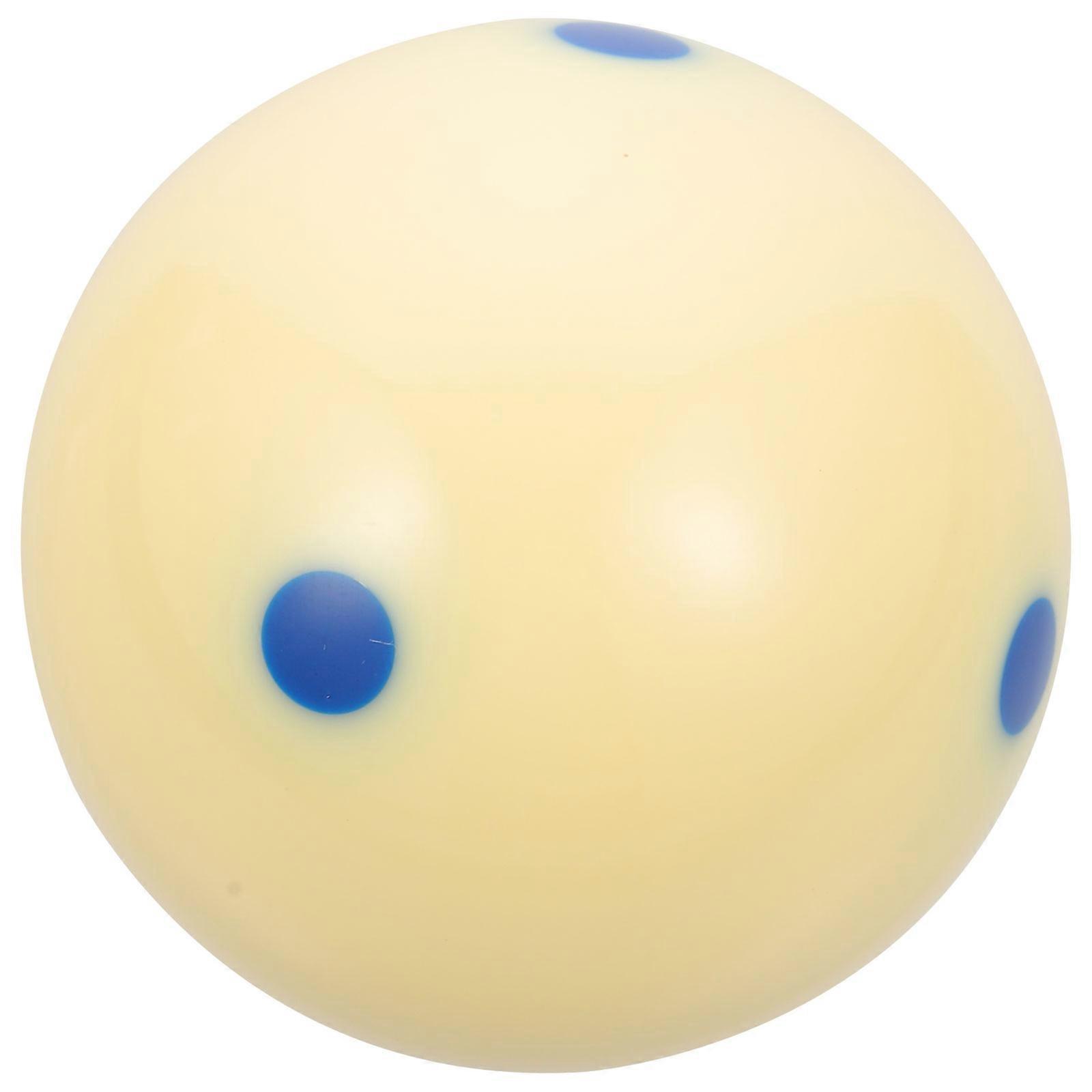 Blue Resin Billiard Ball Cue Ball Training for Playing 2Pcs Pool Balls