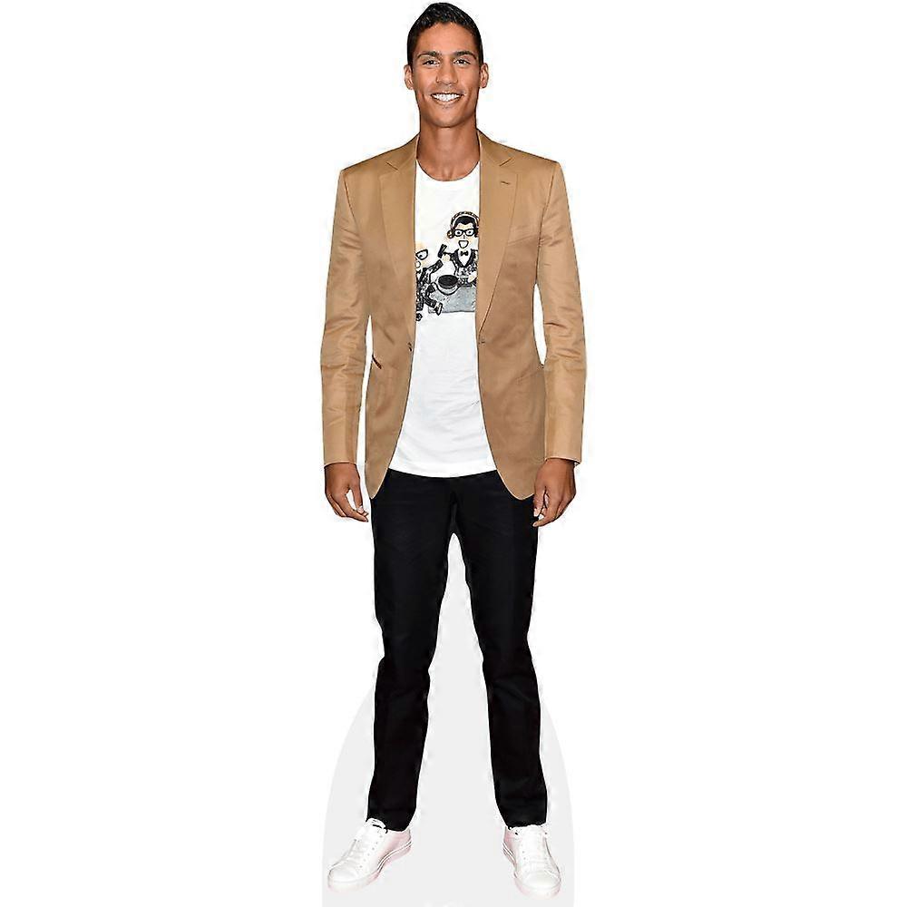 Raphael Varane (Brown Blazer) Cardboard Cutout (lifesize OR mini size). Standee. Stand Up.
