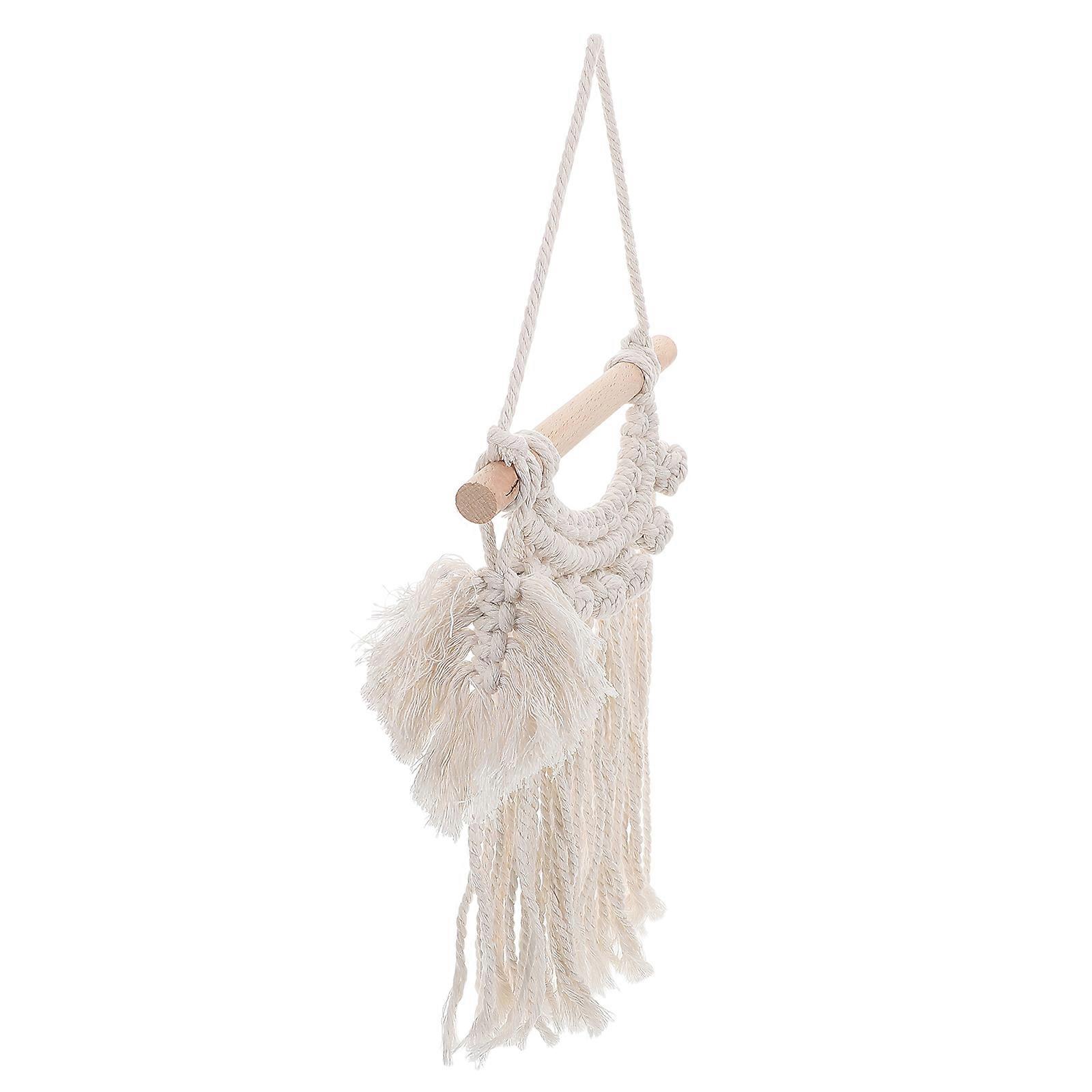 Handcrafted Cotton Macrame Wall Hanging for Boho Wall Decor 2Pcs