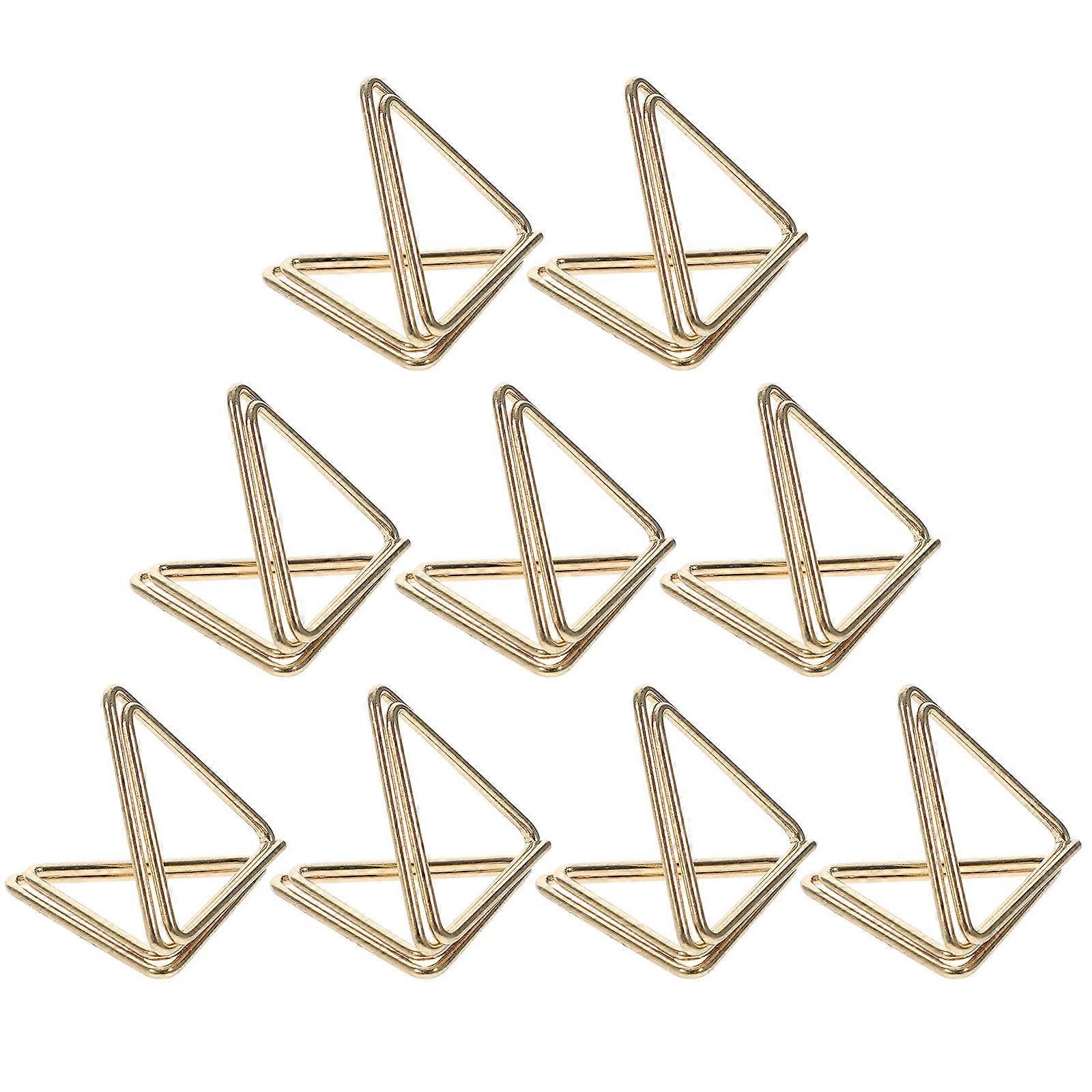 Small Paper Clips Triangle Shape For Wedding Decoration 30Pcs