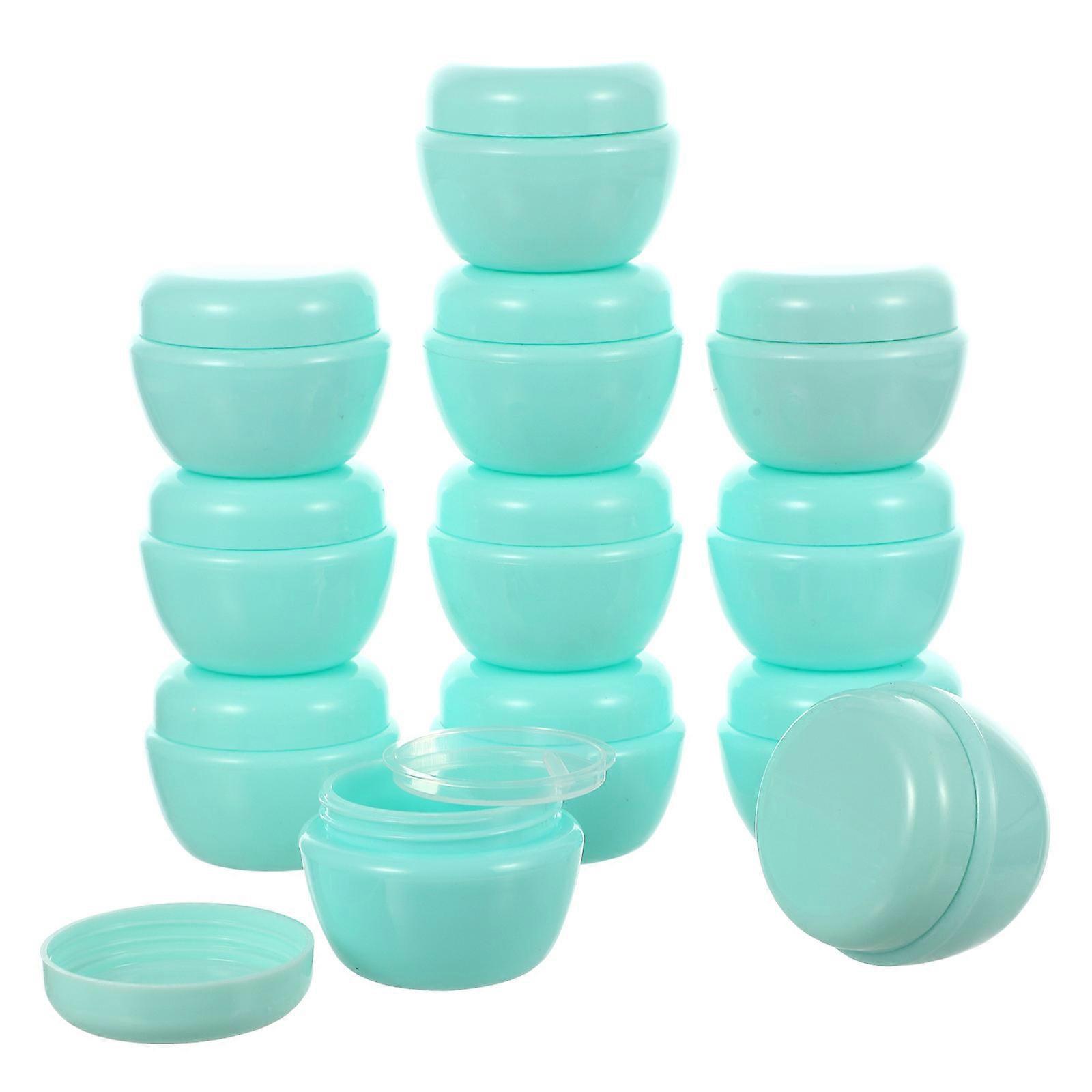 Portable 36 Pcs Plastic Small Containers With Lids Ideal For Daily Use Travel Lip Balm Tea Sealed Lid 4.5x4.5cm