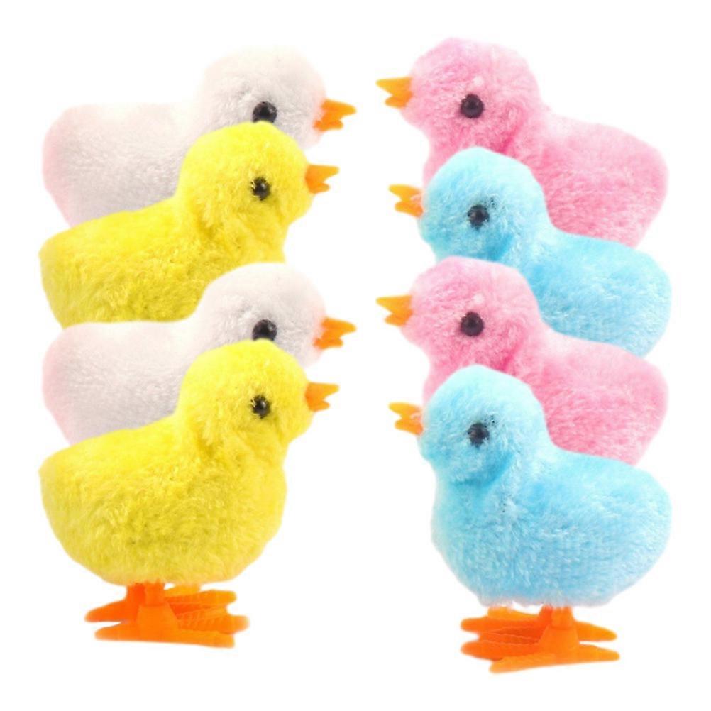 Jumping Chick Wind Up Toy For Children And Pets Assorted Color Safe For Babies 24Pcs