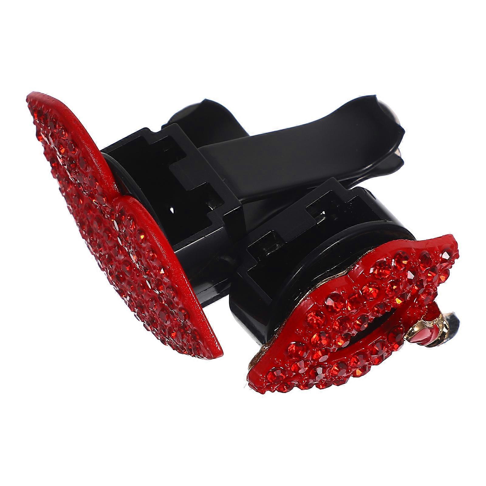 10Pcs Car Air Freshener Clips for Decoration Red Vent Diffuser Clips