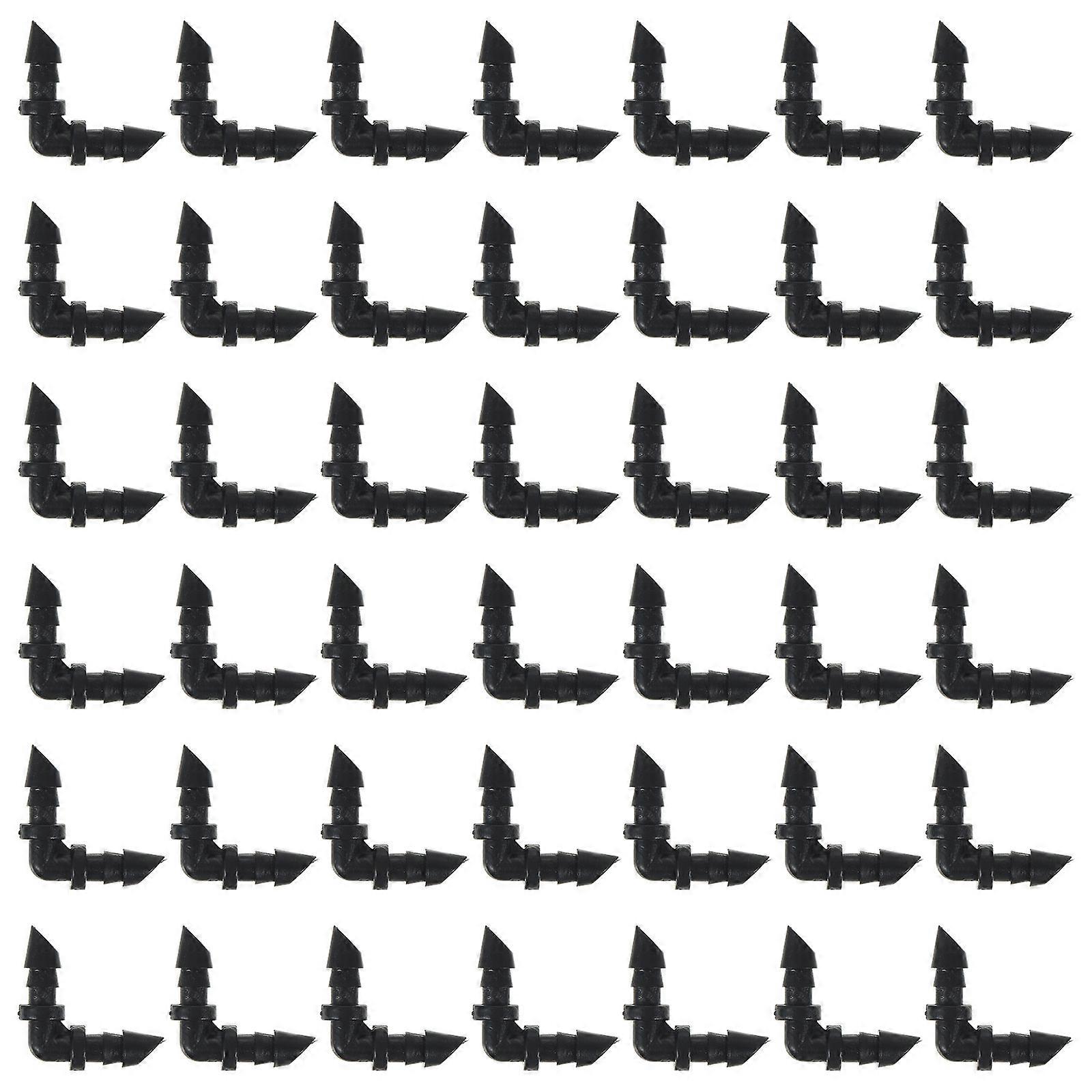Barbed Connector 90 Degree Elbow Fitting for Garden Use with 150Pcs