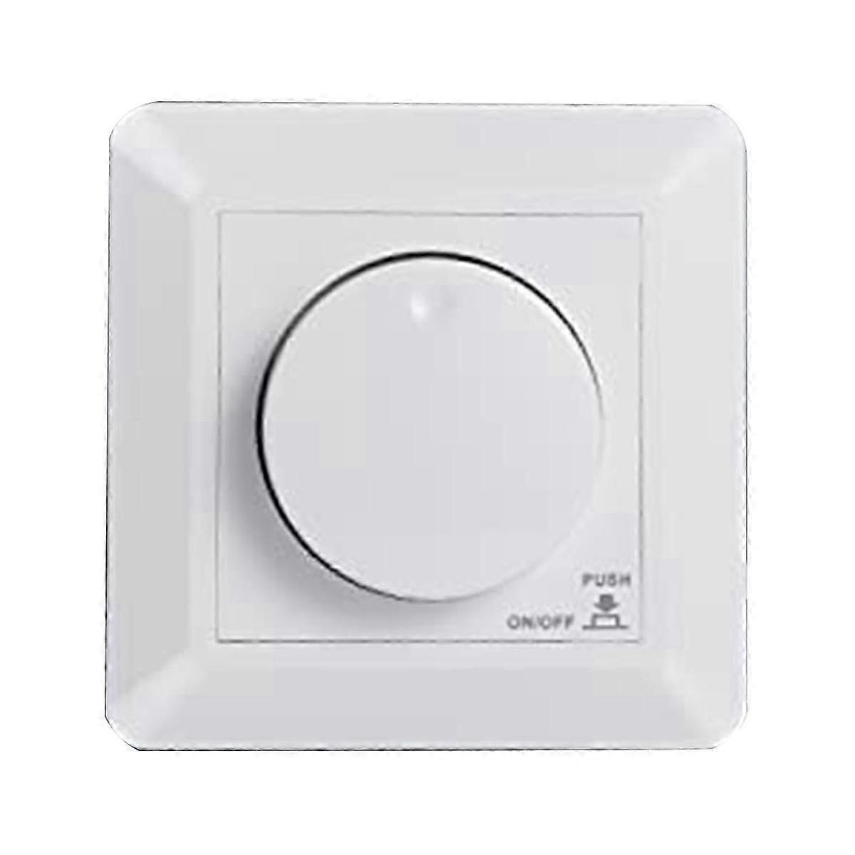 LED Dimmer Switch, Flush-Mounted Dimmer for Dimmable LED and Halogen, 5-300 W Dimmer Switch LED, Ph