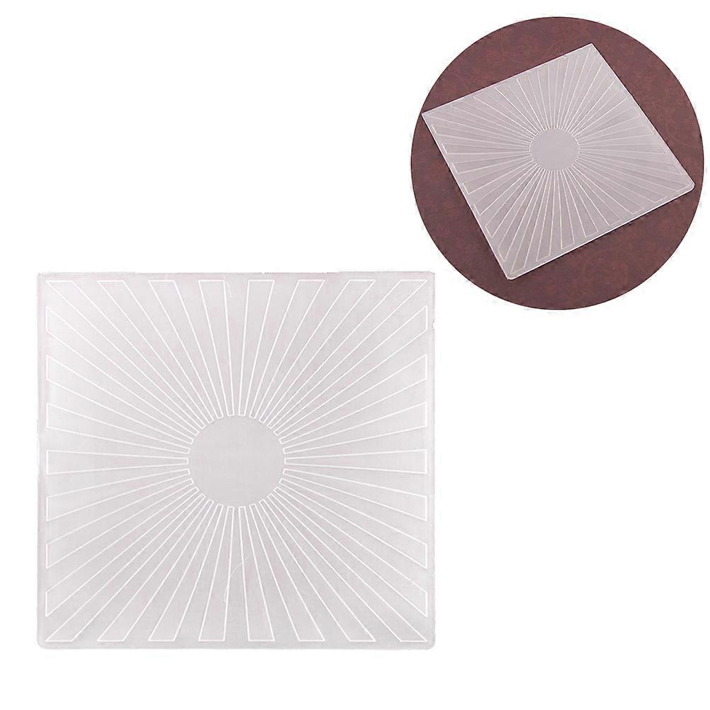 DIY Plastic Embossing Template Stencil for Craft Decoration