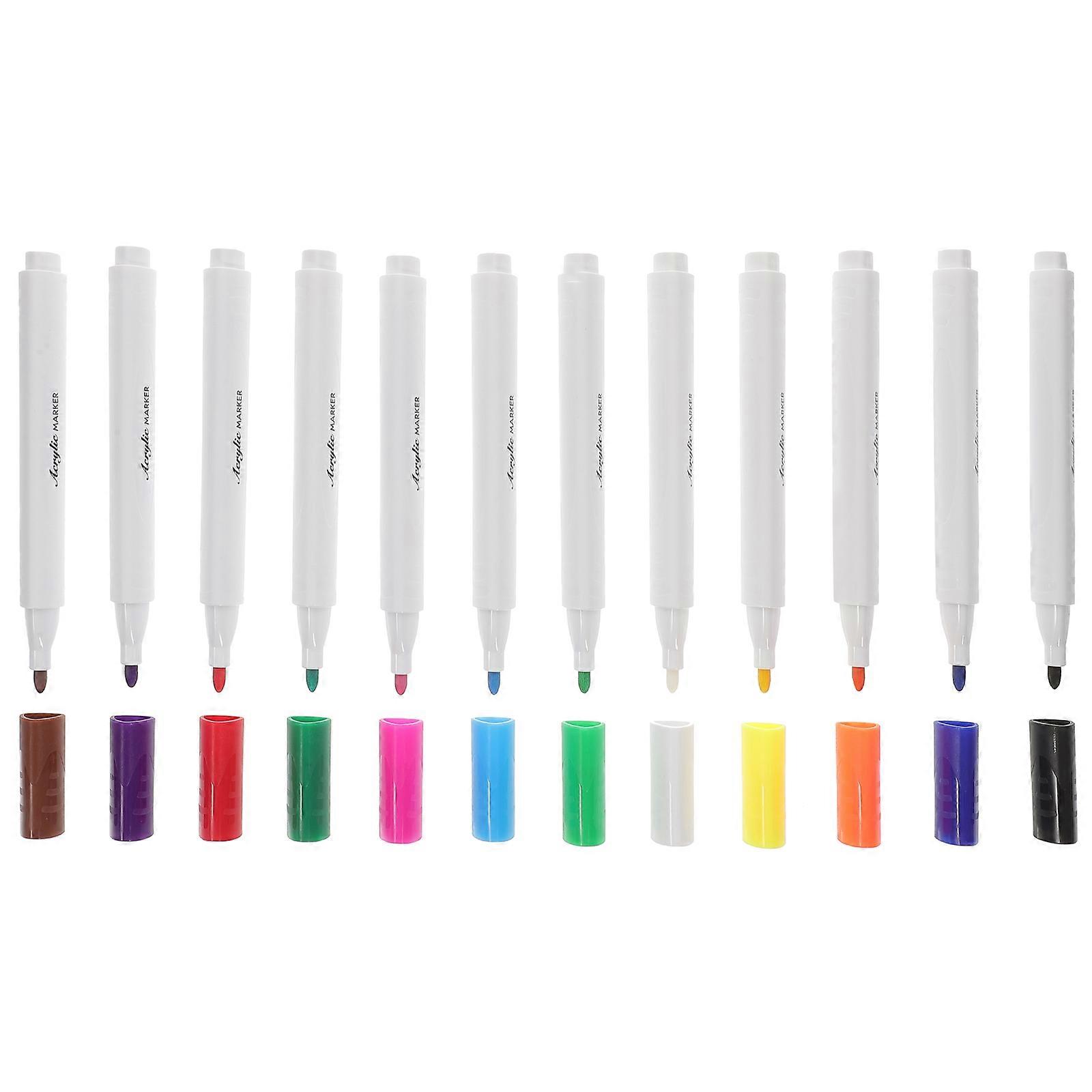 Acrylic Paint Markers for Art and Crafts 48Pcs Multi Color Paint Pens
