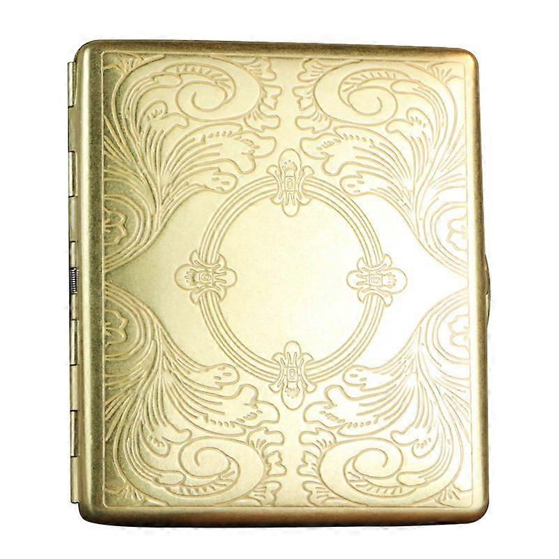 Brass Creative Cigarette Holder 9 Pcs Single Sided Pure Copper Tablet Box