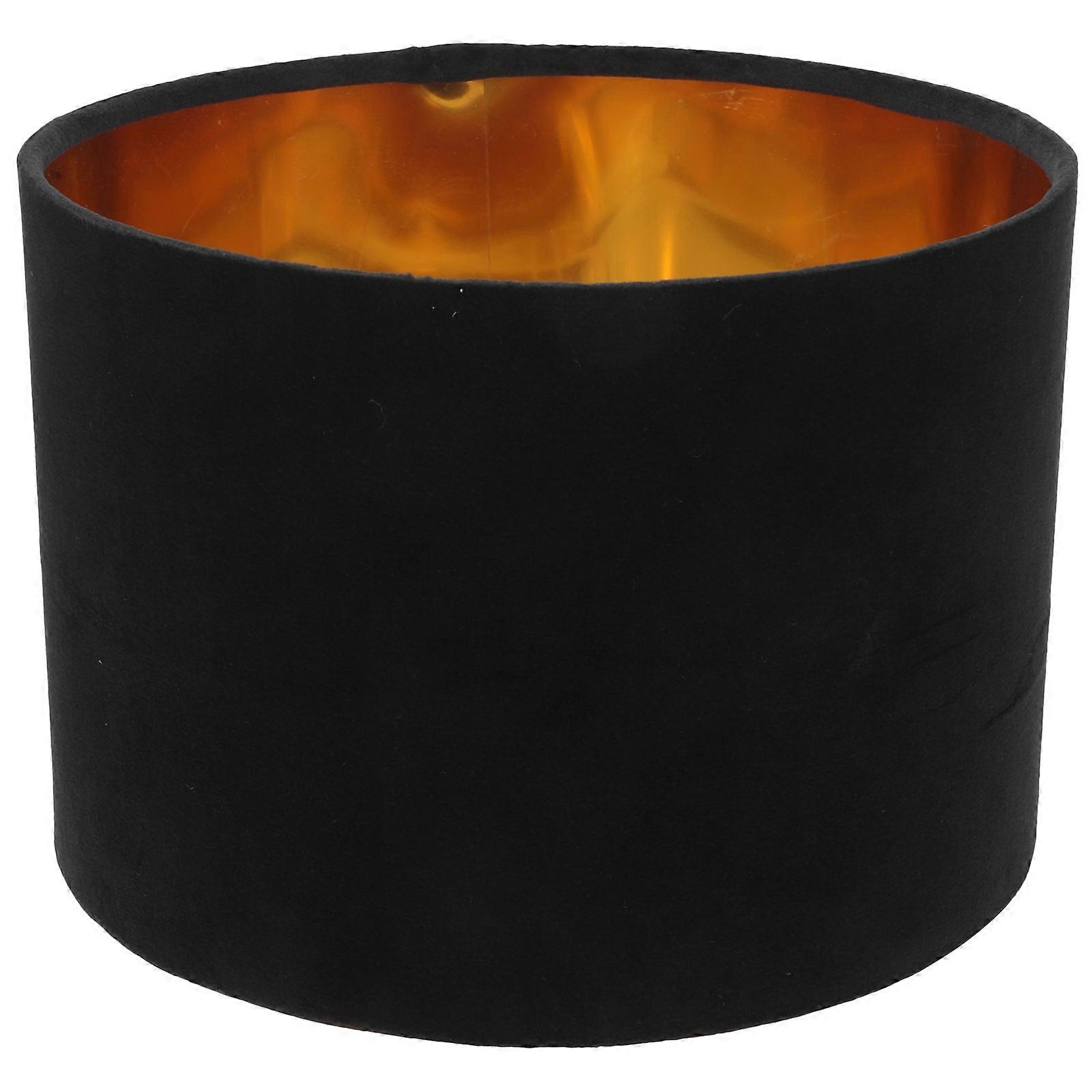 Black Cloth Lampshade Lamp Cover For Table Lamp And Floor Light With Light Diffusion 2Pcs