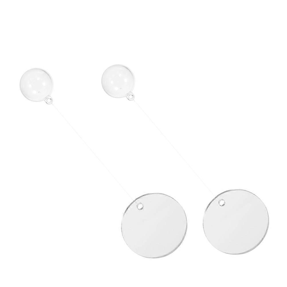 Betta Fish Tank Mirror Acrylic for Exercise 8Pcs with Suction Cups