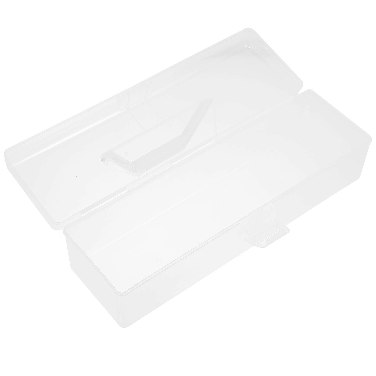 Trading Card Storage Box for Storage 2Pcs Plastic Large Capacity Organizer