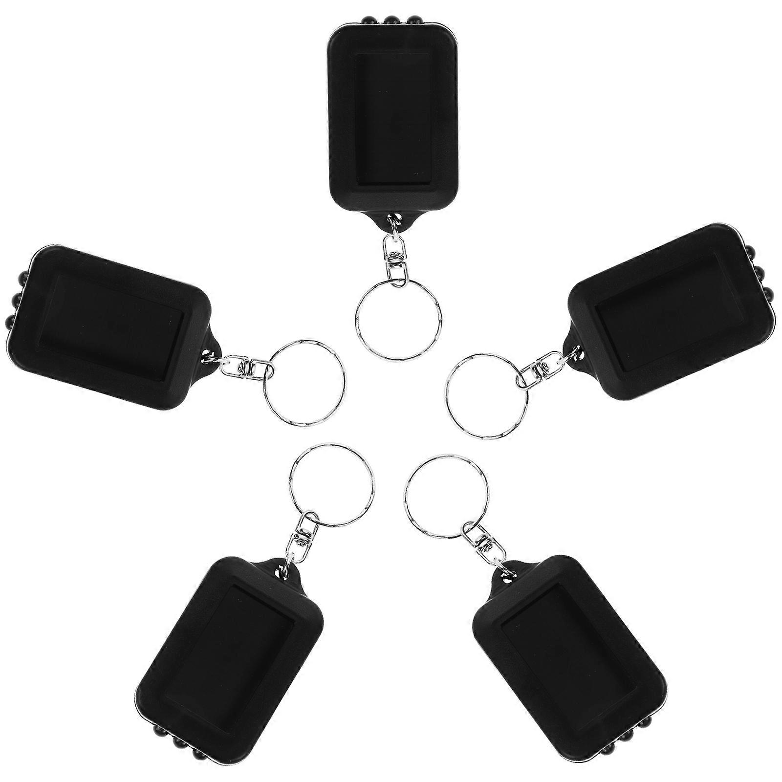 Camping Solar Flashlight Keychain with 15Pcs Portable Mini LED Lights