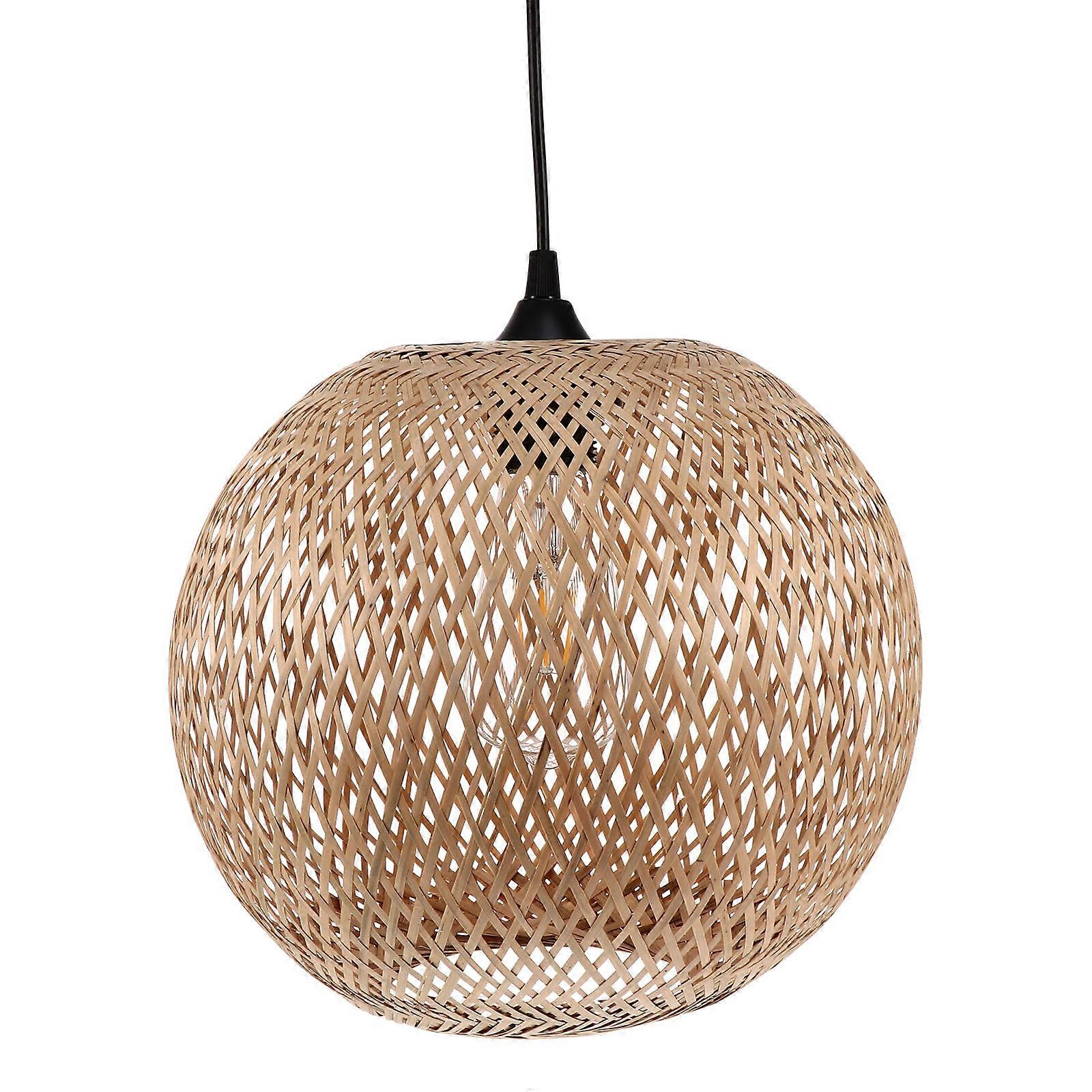 Bamboo Woven Light Bamboo Weaving Ceiling Hanging Lamp 1Set