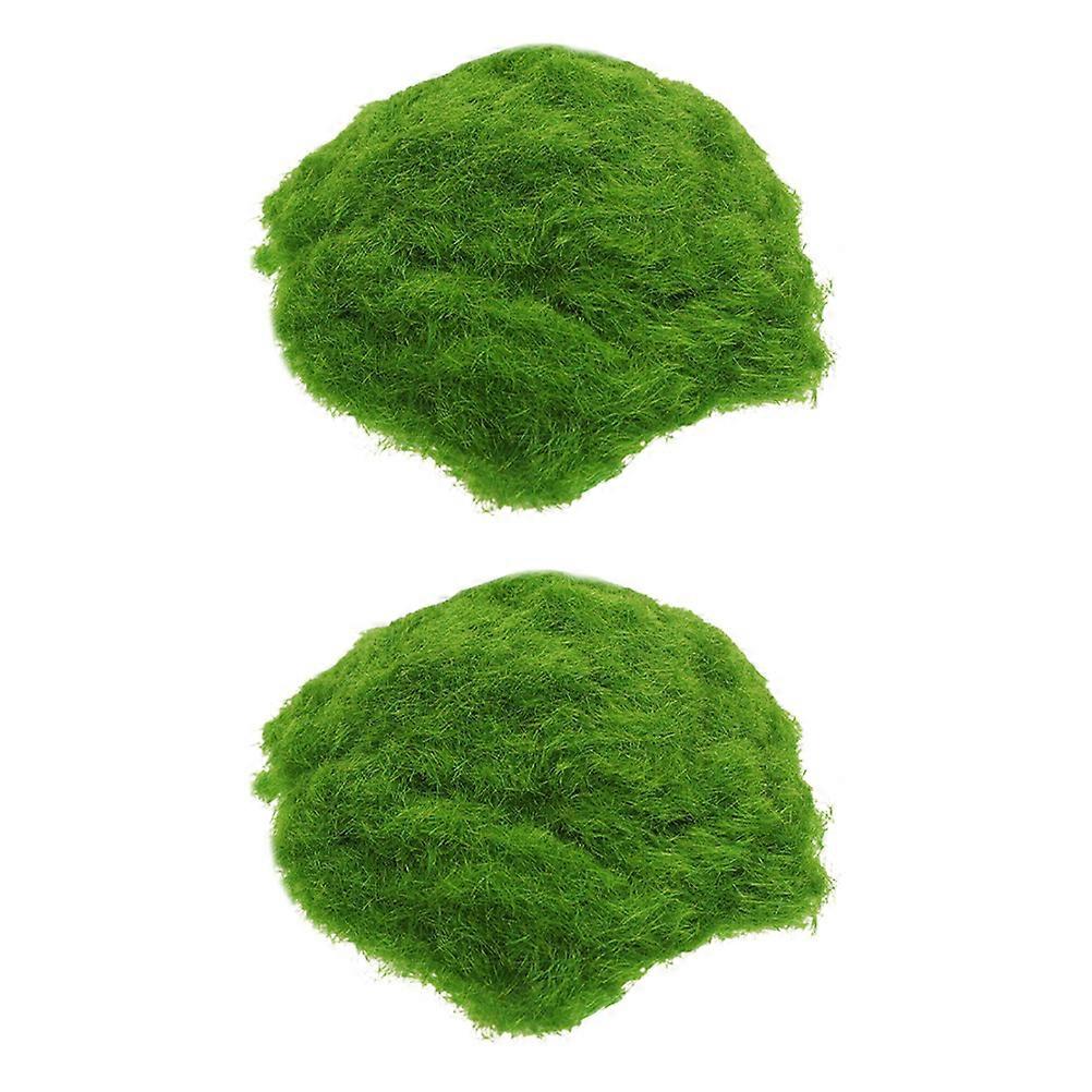 Decorative Faux Moss Moss Prop for Decoration 3Pcs 2 Bags Green Multi-Function