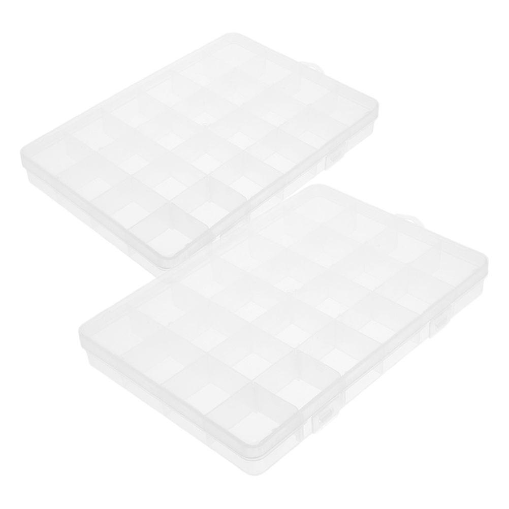 Fishing Gear Storage Box Portable Organizer for Storage 4Pcs Plastic Compartments