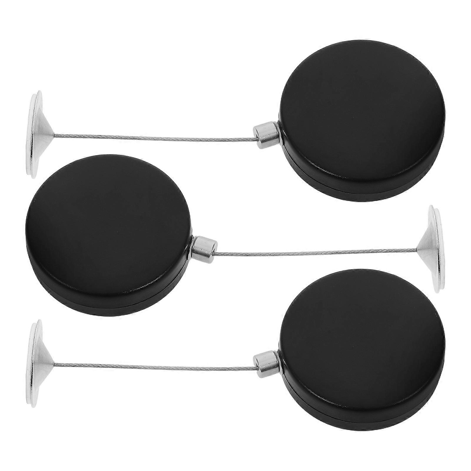 Security Steel Wire Retractable Cable Lock Anti Theft Protection 15Pcs