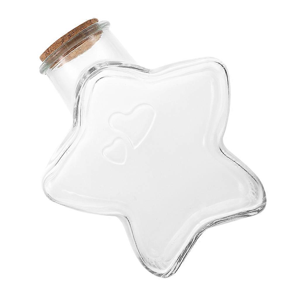 Empty Wishing Glass Jars for DIY Craft 3Pcs Glass Bottles