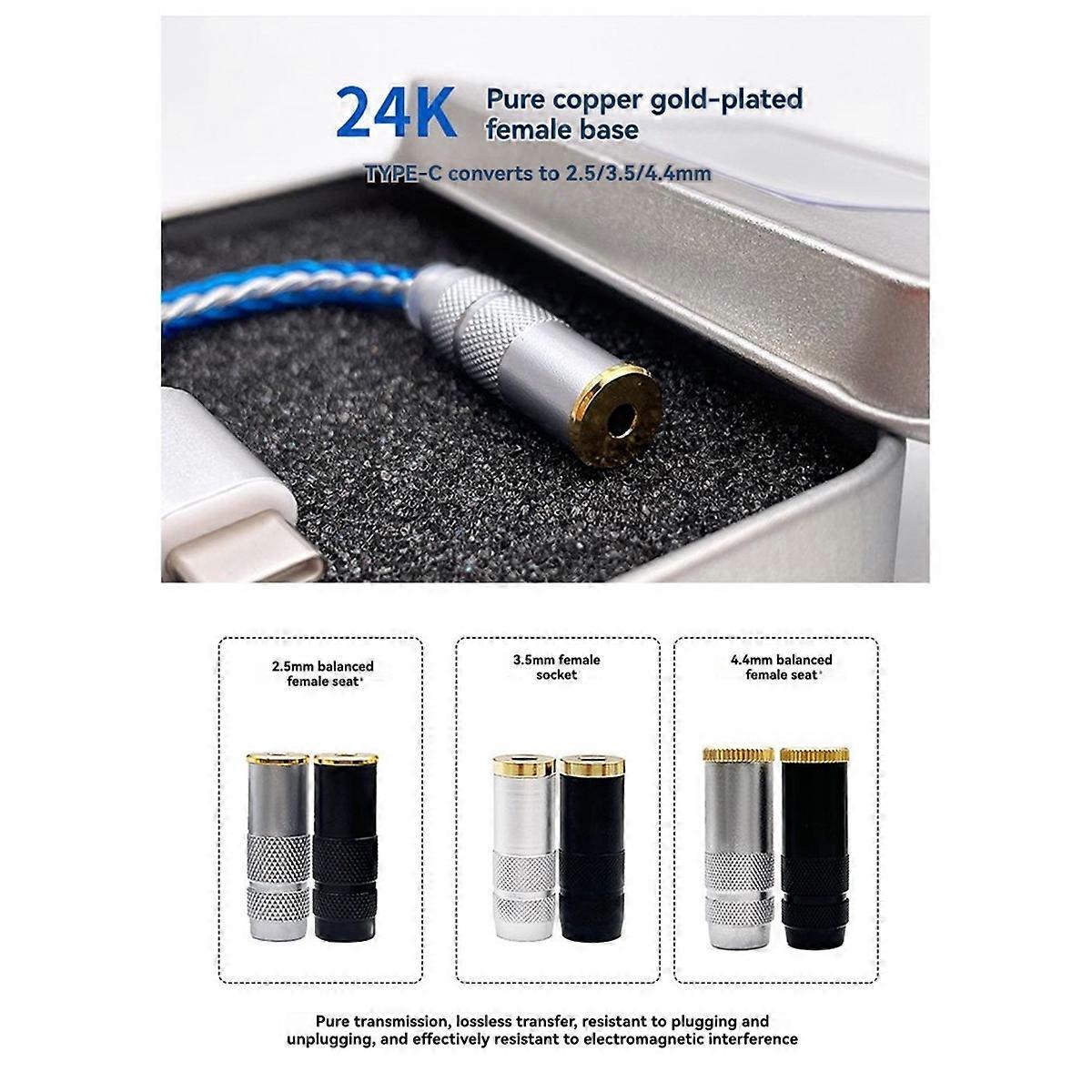 JM6 Pro Type-C to 3.5mm CX31993 Digital Audio Portable Hifi Mobile Headset USB Decoding Amplifier