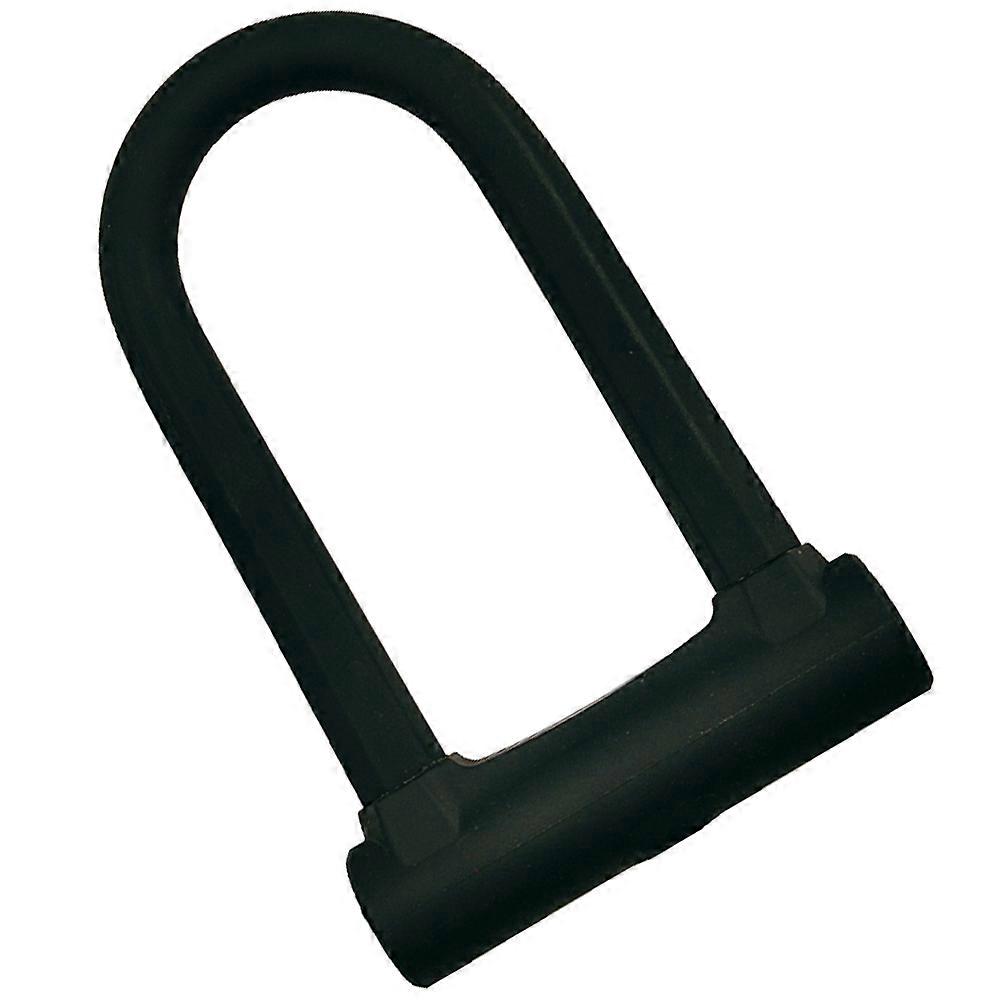 Bike Lock U-Shaped Ring Lock for Anti-Theft Security 1Set Black Material