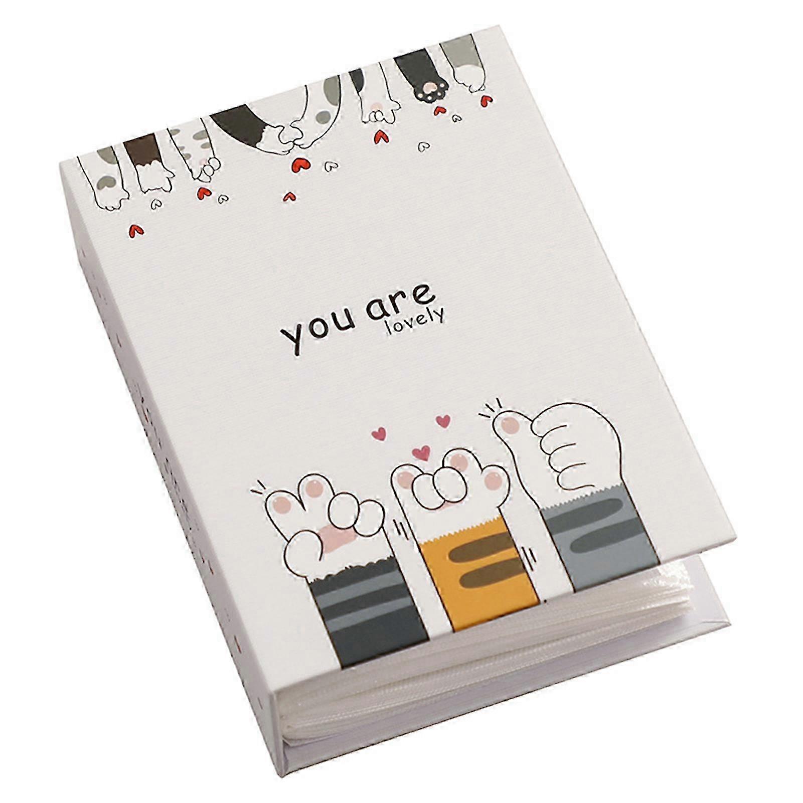 4 Inch Mini Photo Album Uniform Inner Core Pockets Small Picture Album with Natural Page Turning 26s