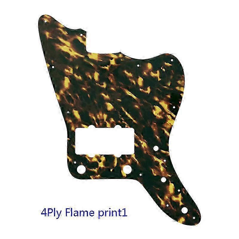xinyue Custom Guitar Parts For US No Upper Controls Jazzmaster Style Guitar Pickguard With Pickups Scratch Replacement 26s