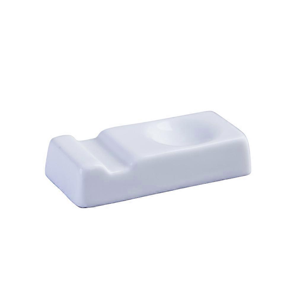 Ceramic Chopstick Holder Multipurpose Tableware Stand for 3Pcs White Use