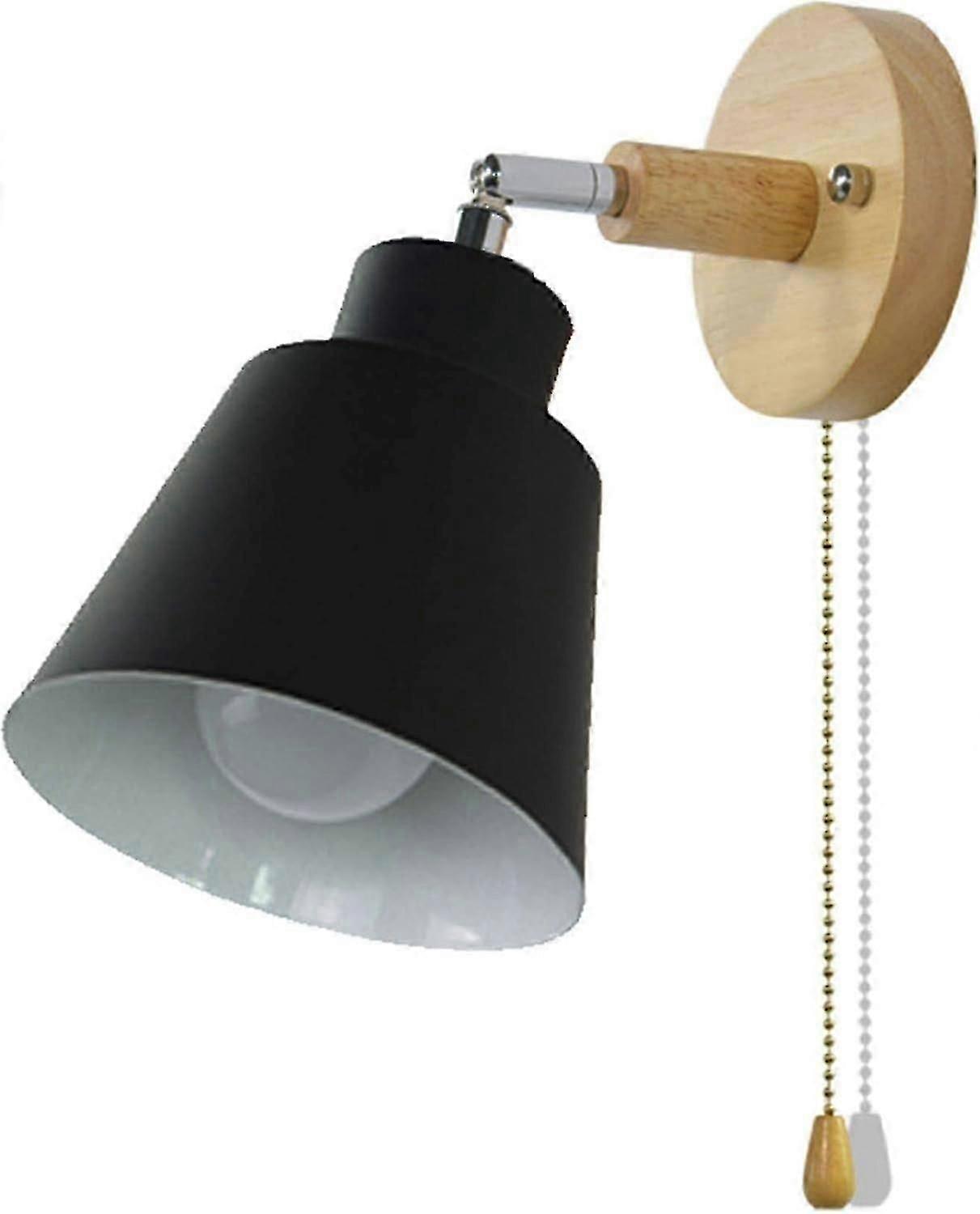 Vägglampor med dragsnöre E27 dragströmbrytare Sovrum