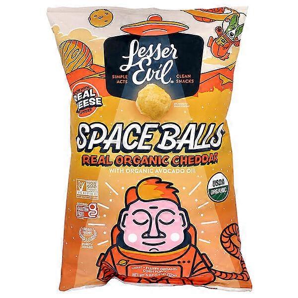 LesserEvil, Space Balls, echter Bio-Cheddar, 5 oz (142 g)