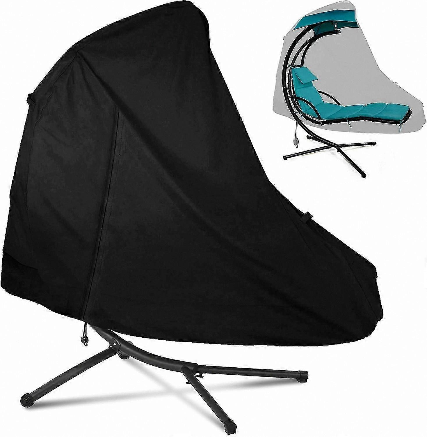 Waterproof and Windproof Cover for Hanging Lounger with Zip, Protective Case for Swivel and Floating Lounger with Parasol Support