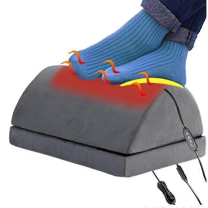 2025 Heated Foot Rest For Under Desk At Work Adjustable Foam