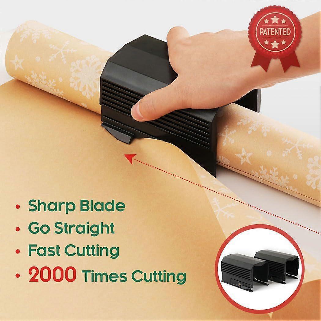 Creative paper roll packaging cutter